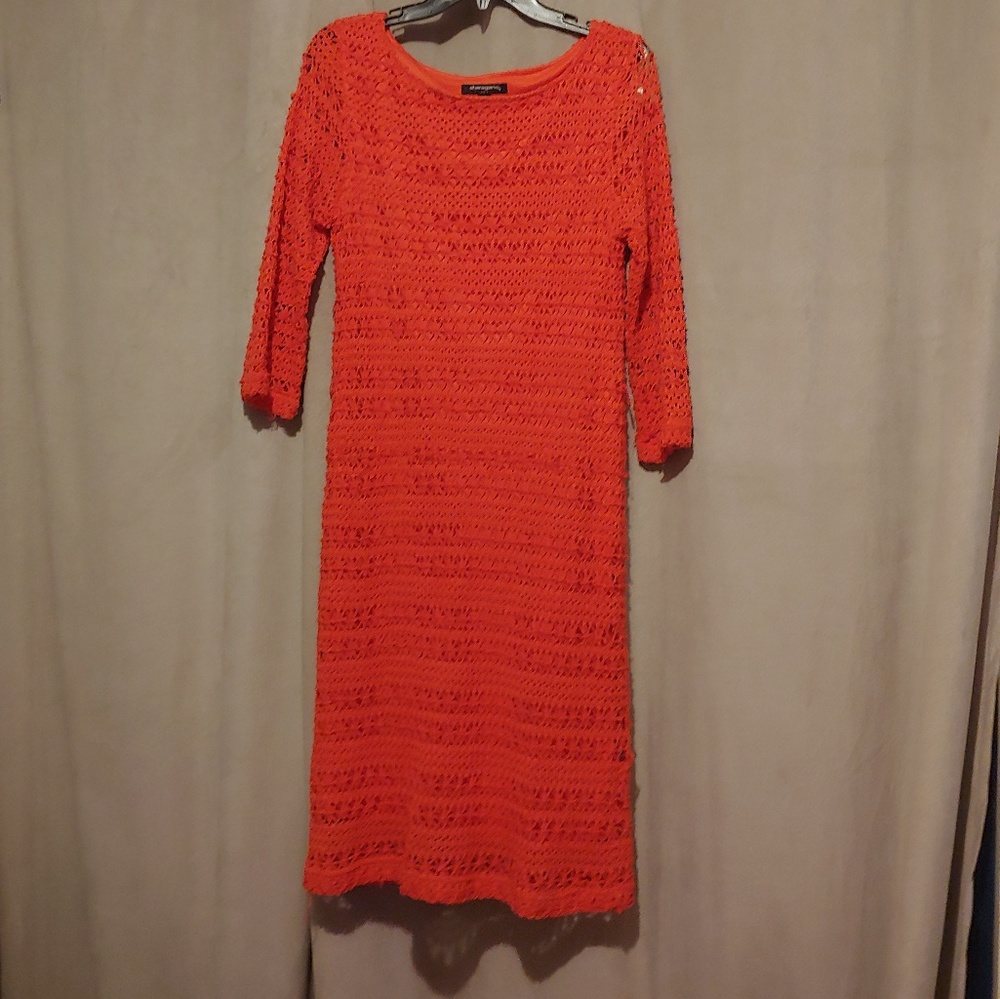 Orange dress